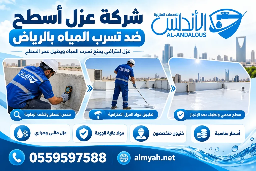 شركة عزل أسطح ضد تسرب المياه بالرياض