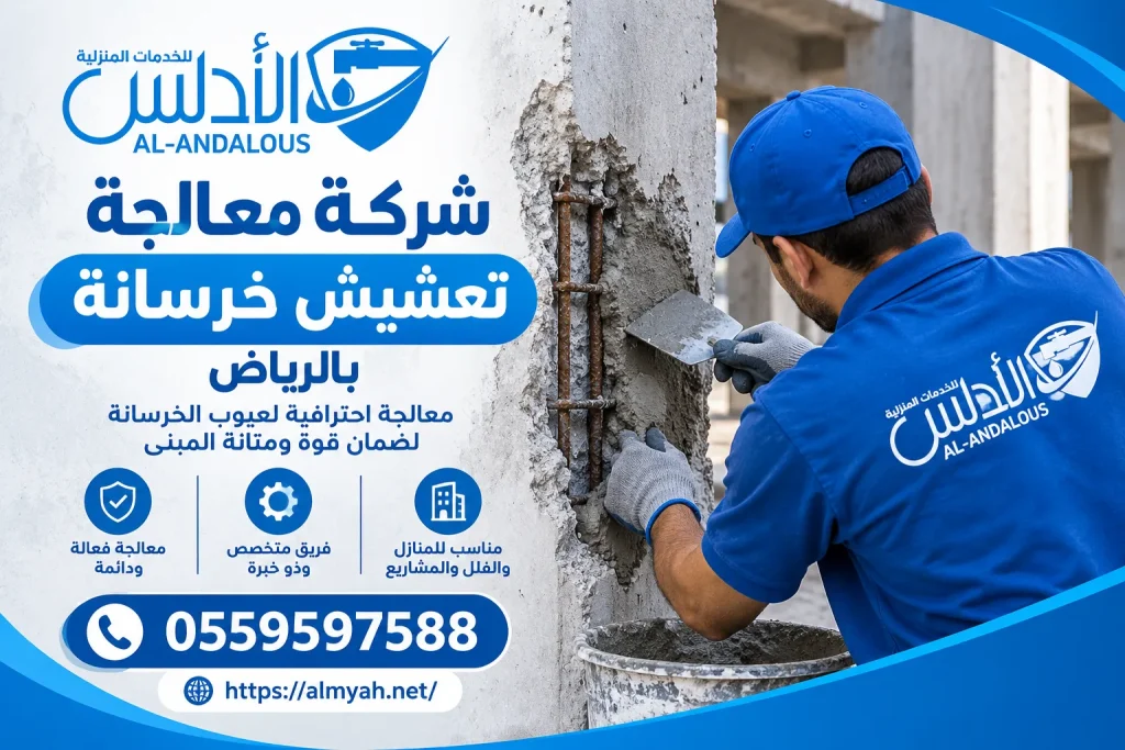 شركة معالجة تعشيش خرسانة بالرياض