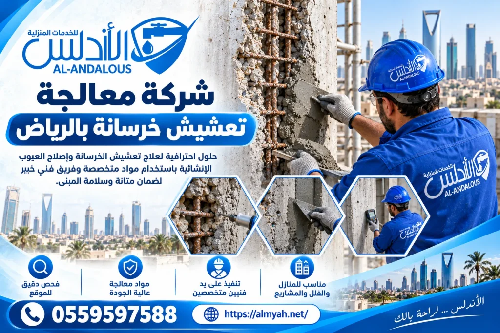شركة معالجة تعشيش خرسانة بالرياض